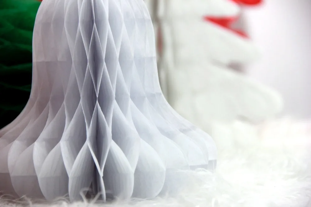 10 шт. декоративный колокольчик Бумага соты колокольчики ткани бумажные