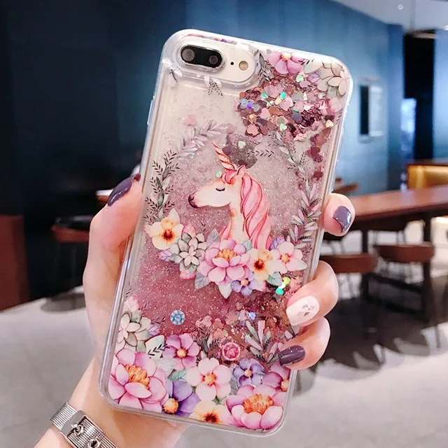 unicorn 2 Для samsung Galaxy S10 S8 S9 плюс S7 S6 edge Note 9 8 зыбучие пески, блестящий чехол для A50 A70 A6 A8 A7 J3 J5 J7 A3 A5 крышка - Цвет: unicorn 2