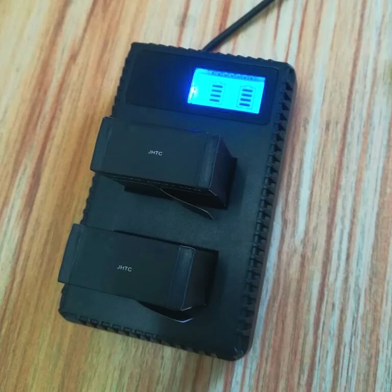 Clownfish для Gopro hero 8 7 6 5 4 3 батарея USB lcd двойной порт зарядное устройство чехол AHDBT 501 301 зарядное устройство аксессуары