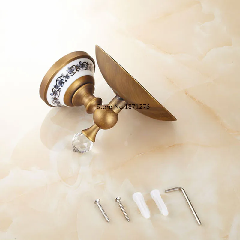 Настенный держатель для мыла античный золотой хромированный 3 цвета аксессуары