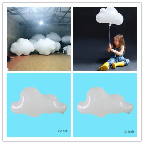 1 шт. день рождения ребенка душ алюминиевая пленка белые облака воздушные шары