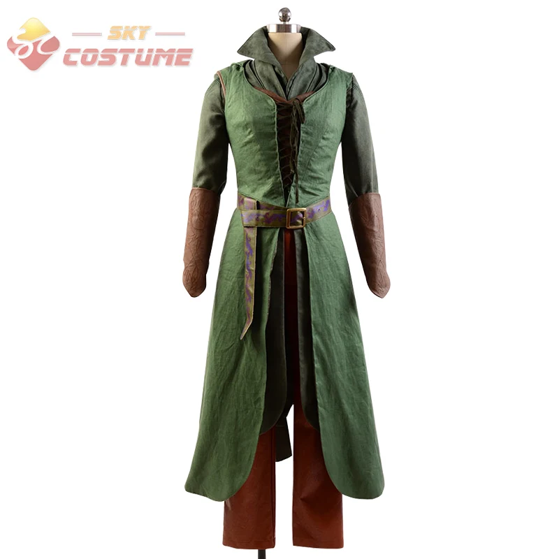 

Hot Movie Cosplay The Hobbit 2/3 Elf Tauriel Pleather Hoodies Pants Full Set Halloween Party Cosplay Costumes For Adult Women