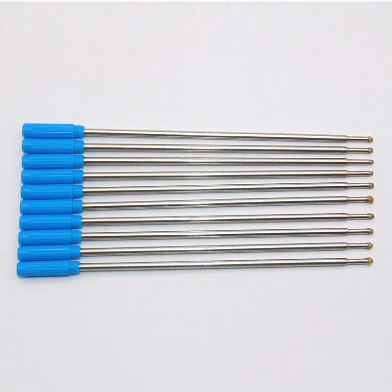 Чернильная шариковая ручка 10 шт. стержни с чернилами принадлежности для школы и