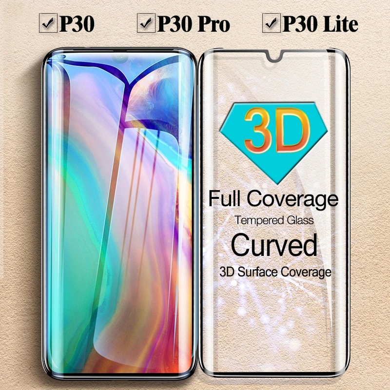 Для Huawei P30 стекло для Huawei P30 Light Lite Pro защита экрана 3D чехол на Hwawei Huawie P 30 30P Закаленное стекло Защитная пленка