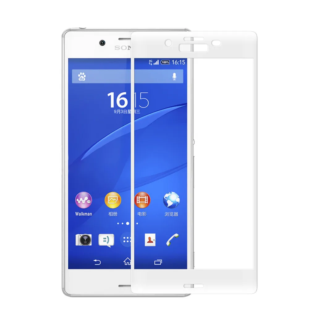 Full Cover Curved Tempered Glass For Sony Xperia X Performance Screen Protector protective film F8131 F8132 glass | Мобильные