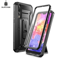 supcase for huawei p20 pro case ub pro heavy duty full body rugged peotective case with built in screen protector kickstand