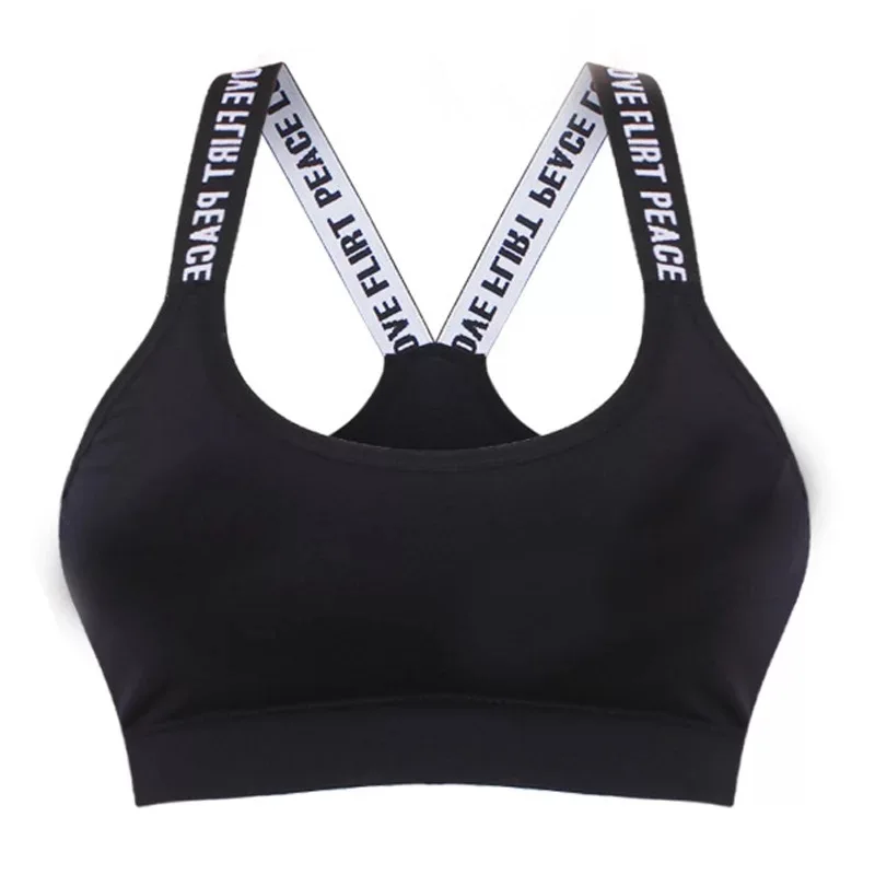 Спортивный бюстгальтер с надписью K & A пуш ап для фитнеса бега йоги нижнее белье