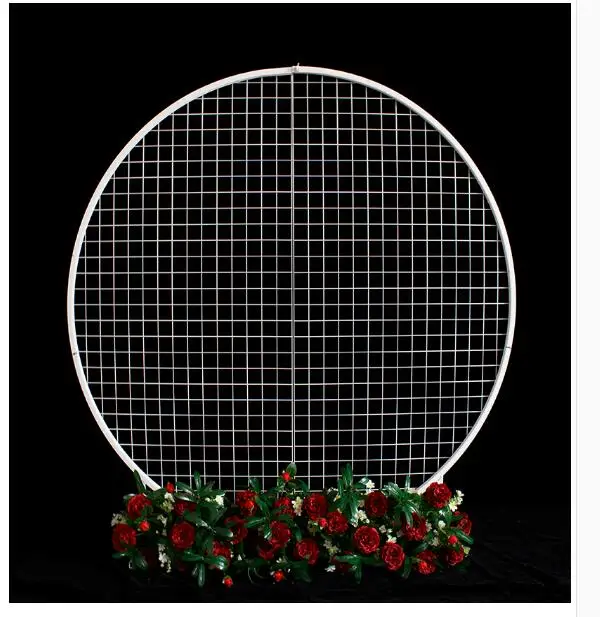 Свадебный круглый сетчатый экран свадебный фон Мори круглая сетка украшение