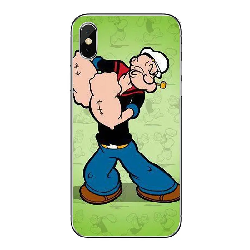 Прозрачный мягкий чехол с рисунком аниме popeye poker для Xiaomi Redmi 4X S2 3S Note 3 4 5 6 6A Por Pocophone