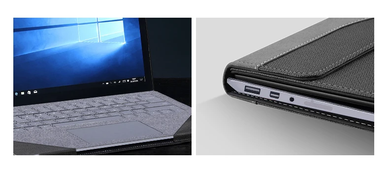 Ноутбук рукав для microsoft поверхности ноутбука 2 13," лоскутное из искусственной кожи чехол microsoft поверхности 1 13,5" подарок