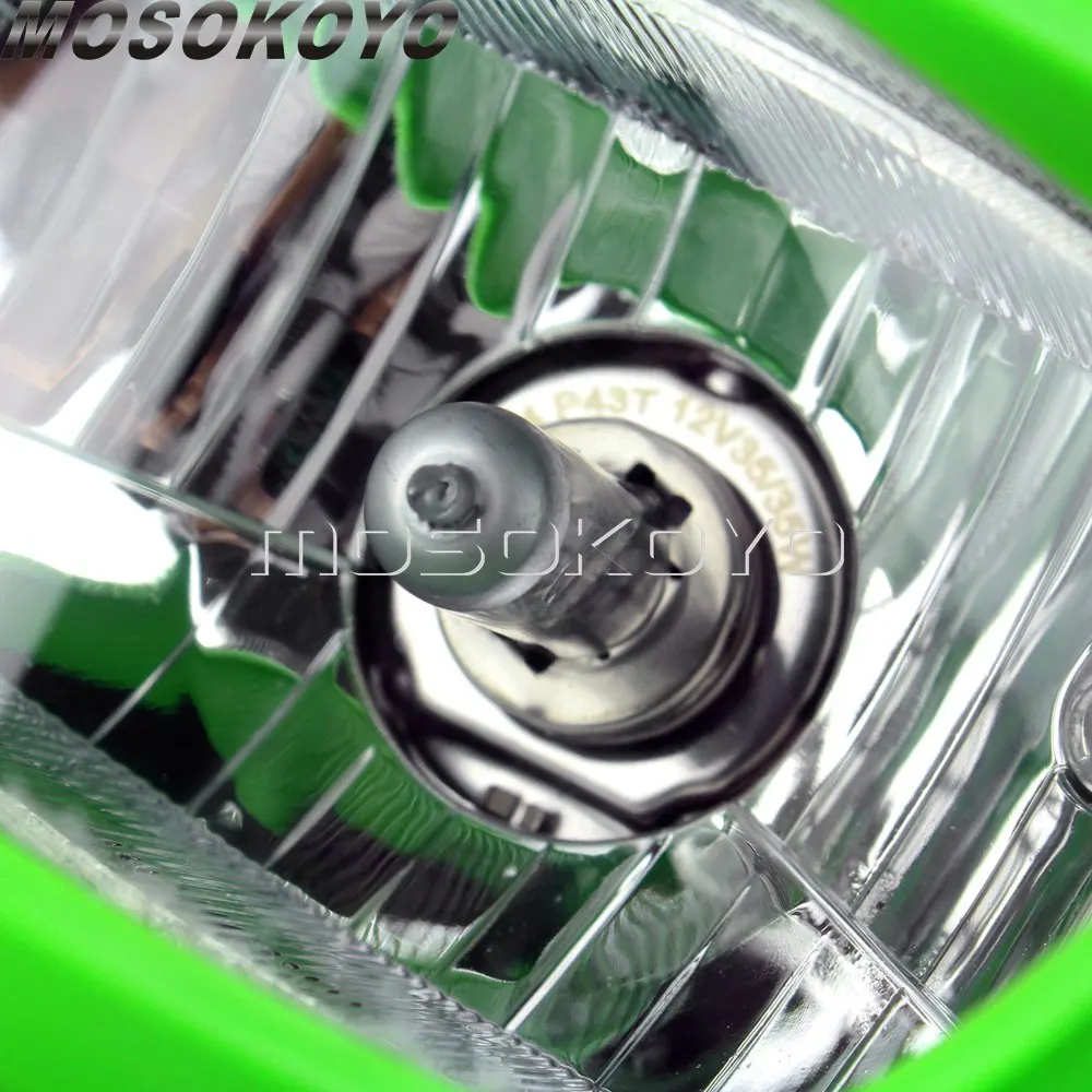 Universal Motorcycle Motocross Offroad Headlight For Kawasaki KX 450 KLX 110 125 150 KLR KDX 250 KXF ZXR ZX Dual Sport Enduro |