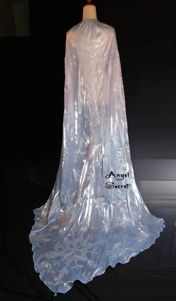 CL28 парка версия светло-голубой блестящий и поток Кейп |