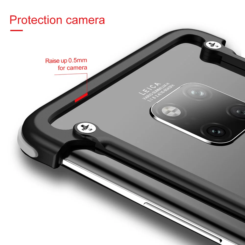 Металлический Чехол бампер для Huawei Mate 20 pro RS 20X360 градусов|Бамперы| |