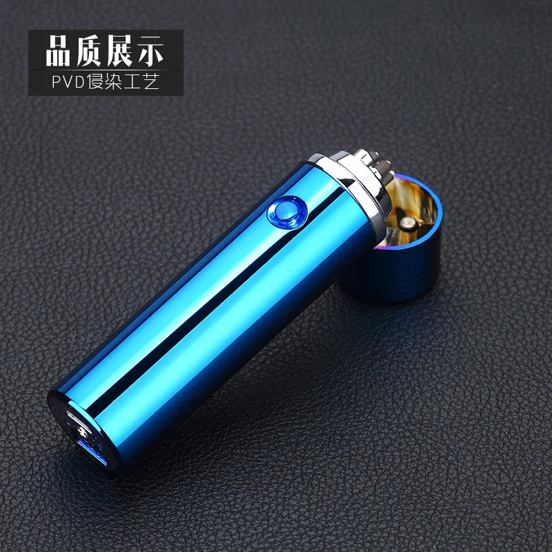 Тройная дуга инновационный беспламенный плазменный 4 дуговой луч Lighter-Rechargeable-Pipes-Bowls-Cigars-Camping-Windproof-Waterproof-360