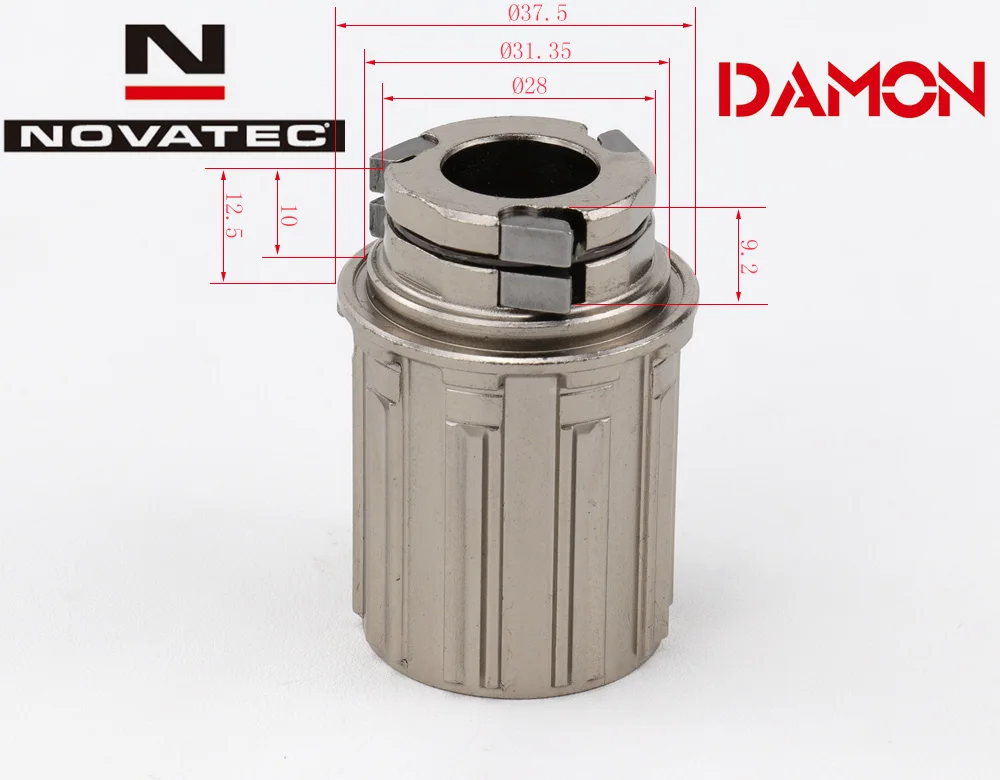 Novatec D042SB D792SB D882SB велосипедные втулки типа A2 B2 Mtb дорожный велосипед Алюминиевый стальной Freehub Freewheel XD ABG Campy Кассетный корпус