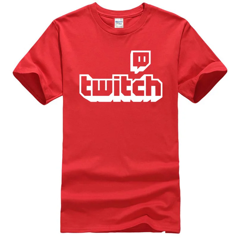 Twitch ТВ Футболка Фиолетовый Игровой Топ Мужская футболка геймер отцы день веер