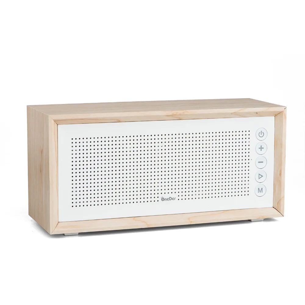 Oneder V2 Bluetooth динамик Портативный Модные НЧ-динамик с FM радио деревянный динамик bluetooth, Bluetooth колонки caixa de сом Поддержка TF