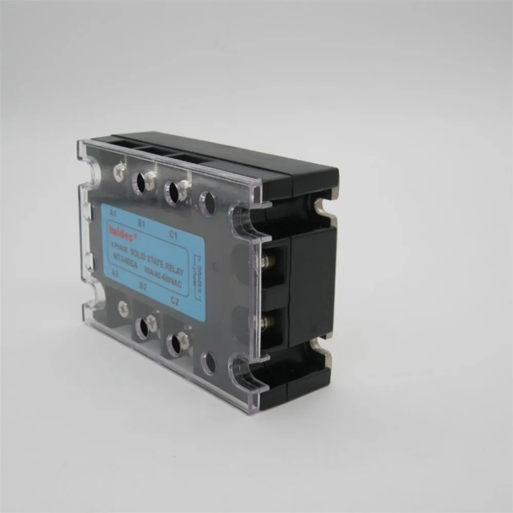 Высококачественное трехфазное твердотельное реле SSR 80DA 3 32 В постоянного тока до
