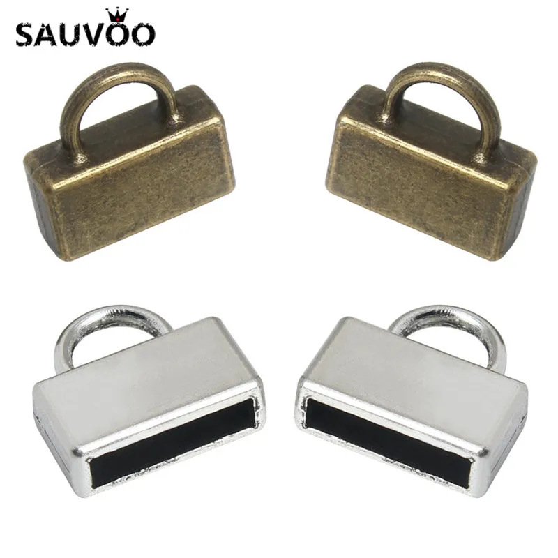 Застежки для ювелирных изделий под старину серебро 20 шт.|jewelry clasps|end capsbracelet connector |