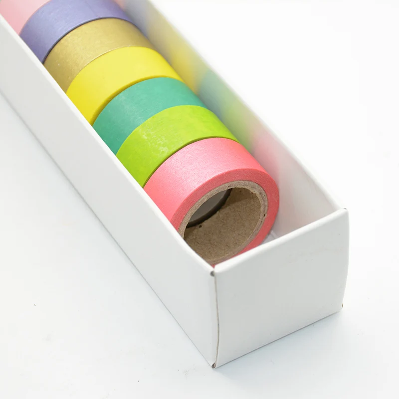 12 шт. васи лента Papeleria Cinta комплект Washitape Fita Adesiva бант Декоративные DIY Kawaii Рождество сплошной