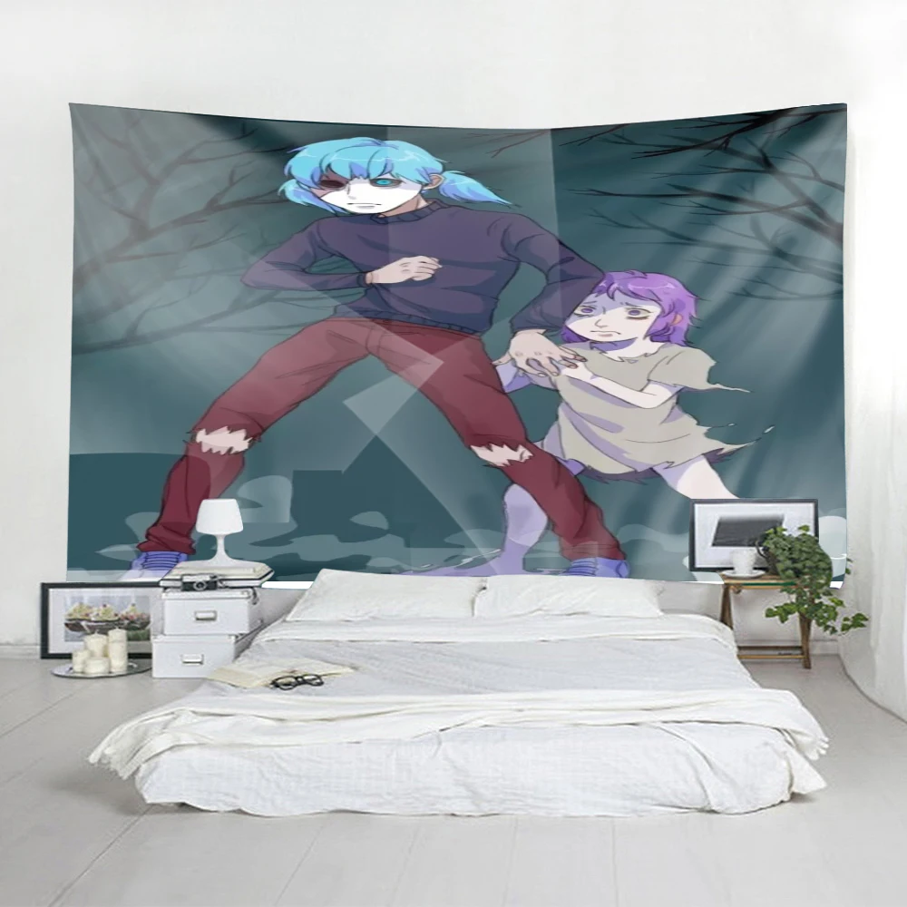 Гобелен в европейском и американском стиле Салли лицо гобелен с героями