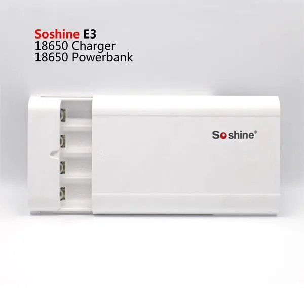 SoShine E3 4x18650 аккумулятор портативное зарядное устройство для iPhone android Мобильный USB