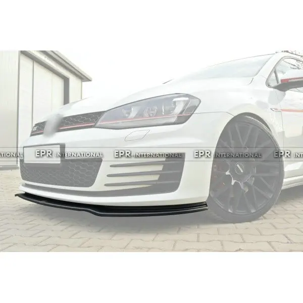 FRP передняя губа для VW GOLF 7,5(-) GTI тип A стекло волокно передняя губа(лицевая) Комплект кузова тюнинг для Golf 7,5 Racing