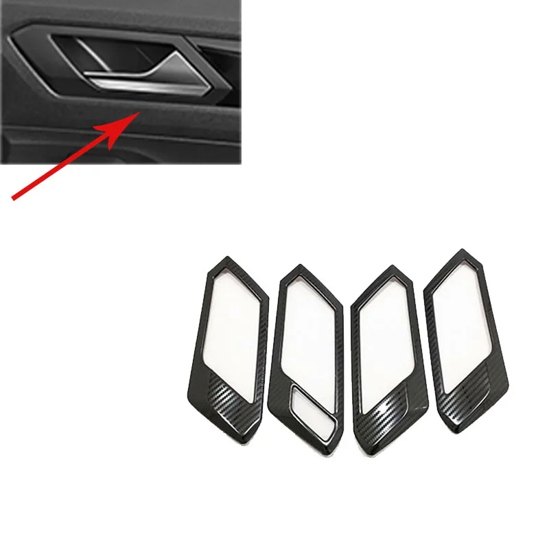

Stainless Inner door bowl Decorative trim cover For Volkswagen T-ROC 2018 2019
