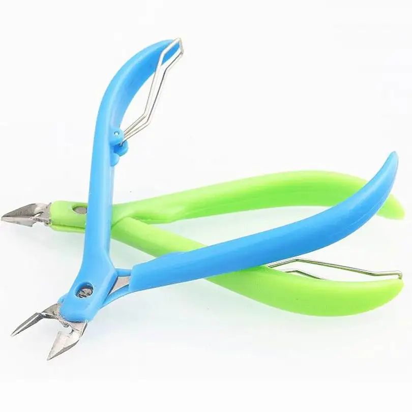 Карамельный цвет кутикулы для ногтей Ножницы омертвевшая кожа щипцы удаления