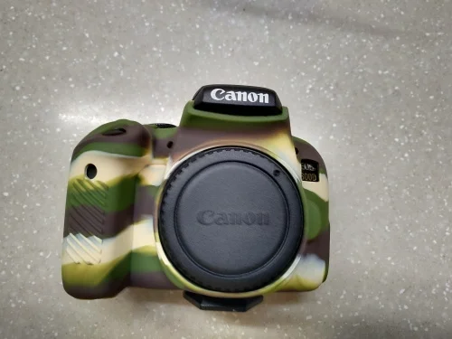 Силиконовая кожа брони чехол DSLR Камера тела крышка протектор видео сумка для Canon 5DSR 5D3 6D 5D4 800D 80D 1300D 650D 700D 6D2