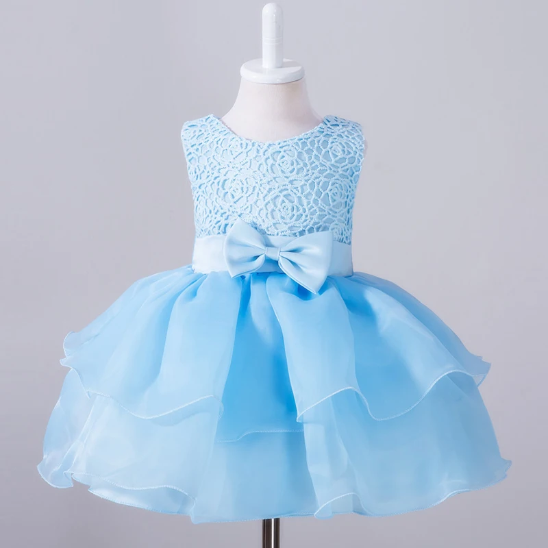 

Flower Tutu Kids Clothing Dress Elegent Girls Dresses for Children Princess Vestido Baby Girl Cute Costume