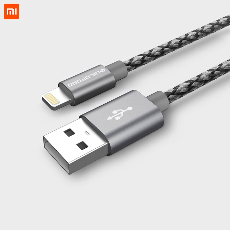 Оригинальный кабель Xiaomi для iPhone передачи данных быстрой зарядки X XS MAX 8 7 6 6S 5 iPad mini