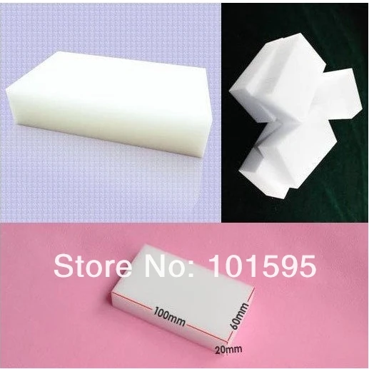 10pcs/lot Magic Sponge Eraser Melamine Cleaner,multi-functional sponge for Cleaning100x60x20mm  Free Shipping