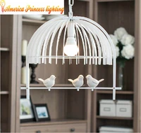 modern minimalist restaurant lights led the first single aisle creative bird chandelier lighting material iron ac110 240v