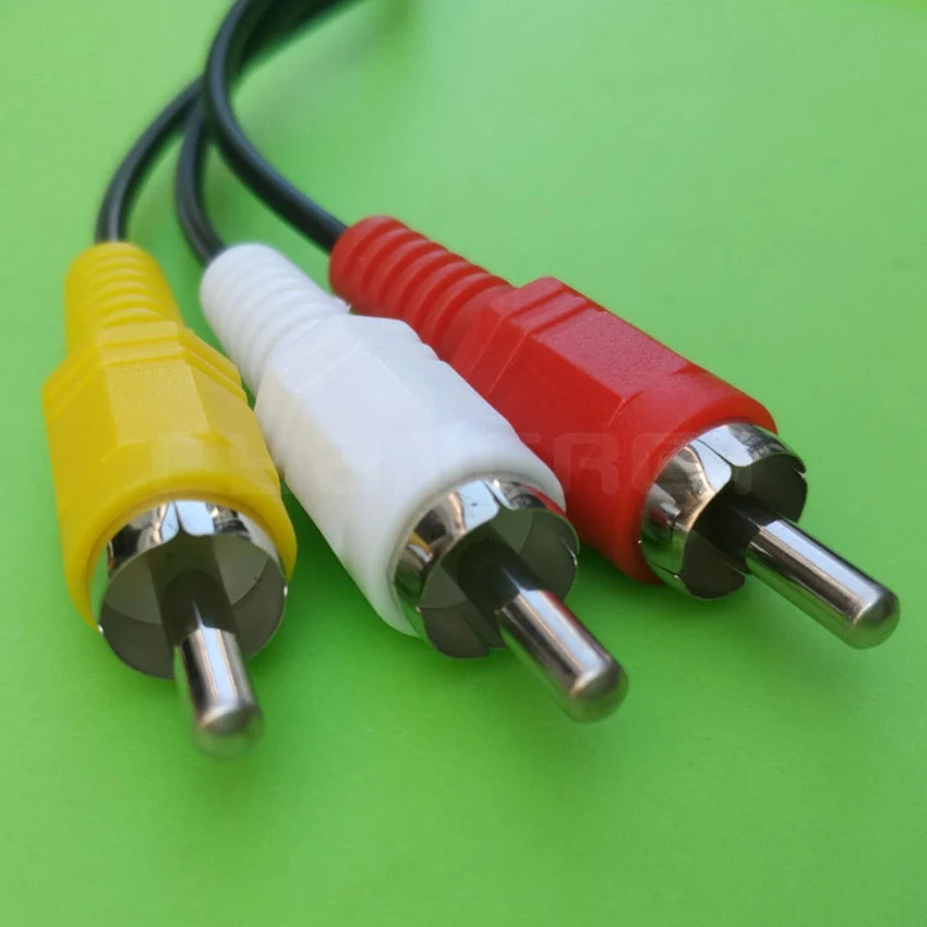 AV кабель 3 RCA аудио видео 3RCA штекер для Android ТВ приставки динамика телевизионного