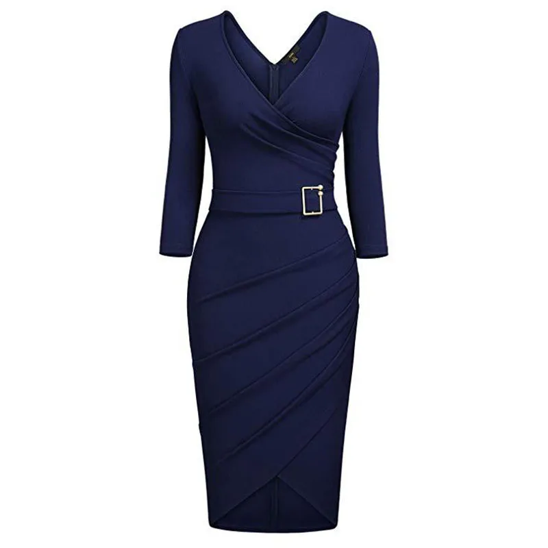 Женское элегантное вечернее платье TEXIWAS осеннее в стиле ретро весеннее