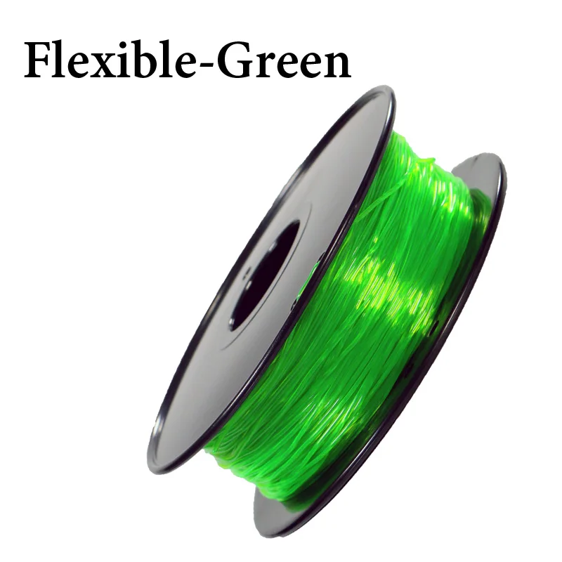 Flexible 800g green PLA ABS Гибкая нить для 3d принтера PETG 1,75 мм 1 кг/0,8 кг пластиковая нить материал для Createbot/MakerBot/RepRap высокое качество - Цвет: Flexible 800g green