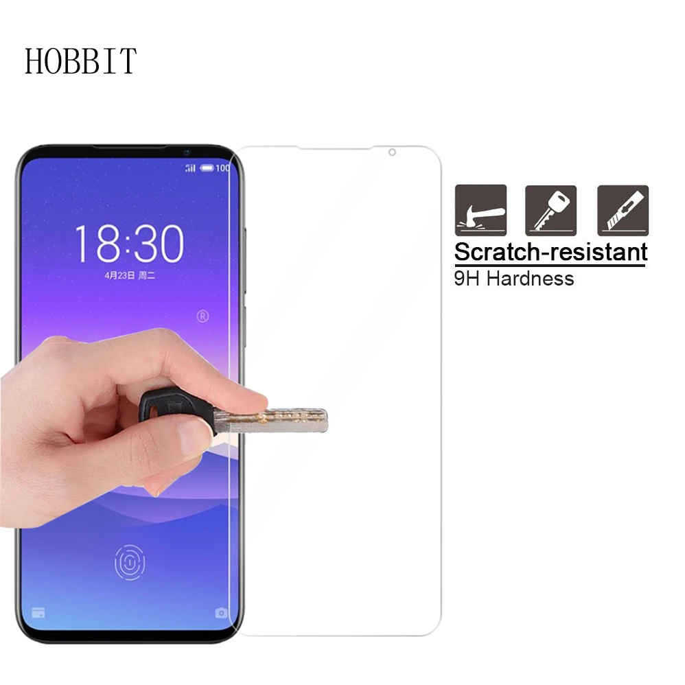 Закаленное стекло 9H 2.5D для MEIZU 16 S 2 шт. ультратонкая Защитная пленка экрана