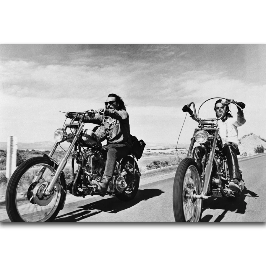 S2163 Лидер продаж Easy Rider 1969 Настенная картина из классического фильма печать на