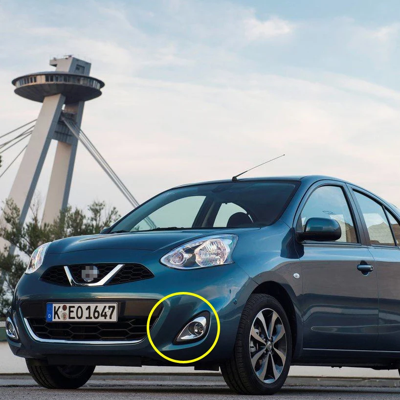 Для 2013 Nissan МАРТА/Micra бампер противотуманные фары Aftermarket противотуманная фара комплект w/лампа H11 переключатель провода ободок