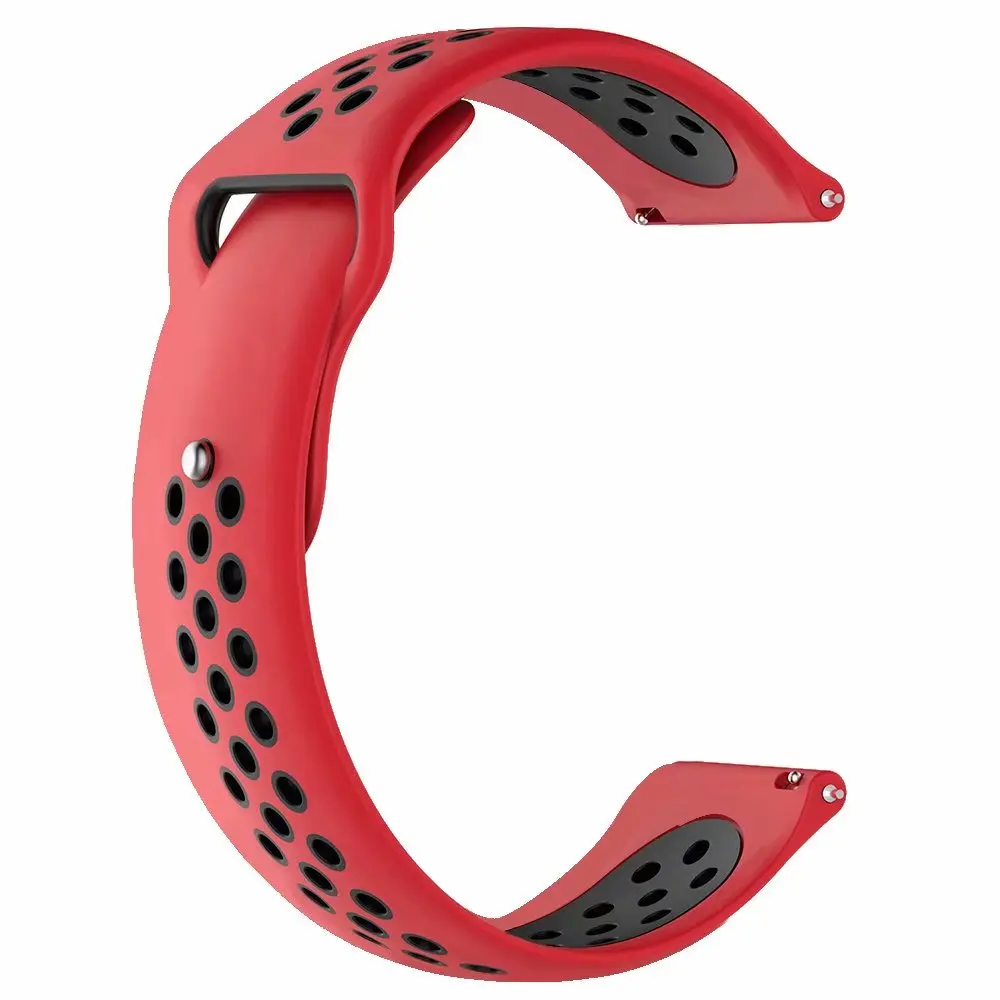 22/20 мм Huami Amazfit band для samsung Шестерни спортивные S2 S3 Galaxy часы активное 2 42 мм 46 мм силиконовый ремешок для часов для Pebble Time huawei gt