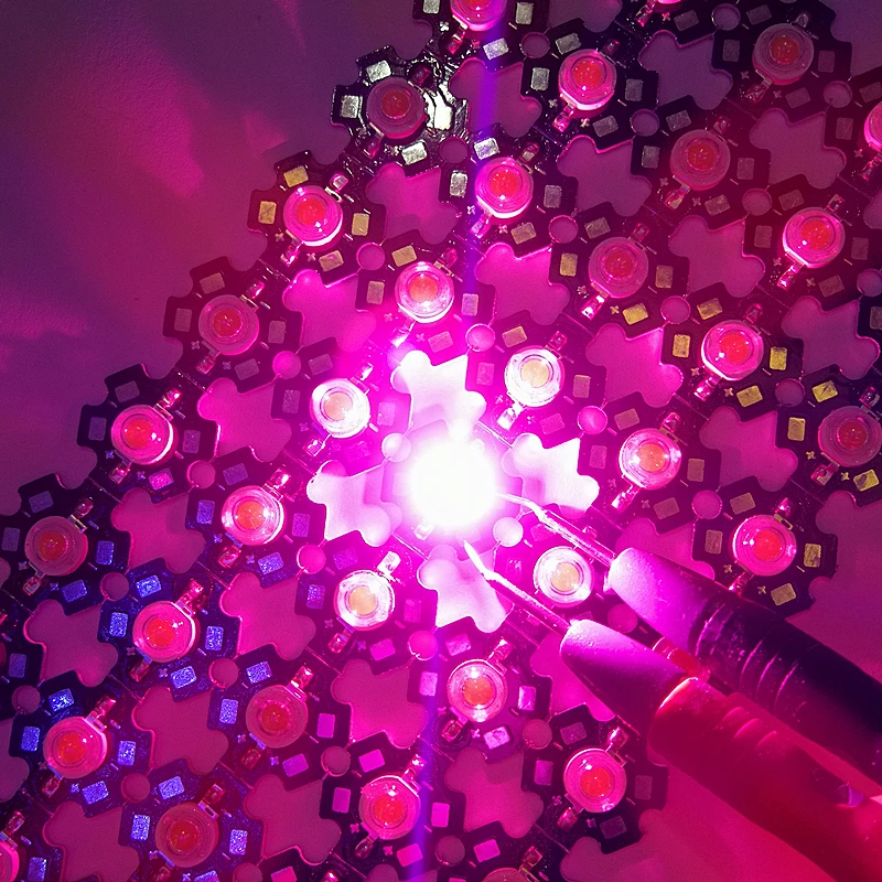 Светодиодный чип полного спектра для выращивания растений нм ~ мл 3 Вт|45mil bridgelux|3w