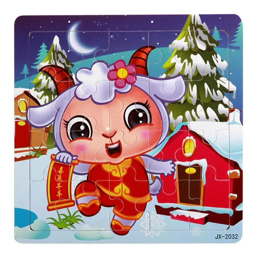Kawaii деревянные игрушки строительные блоки для ребенка развивающие Монтессори
