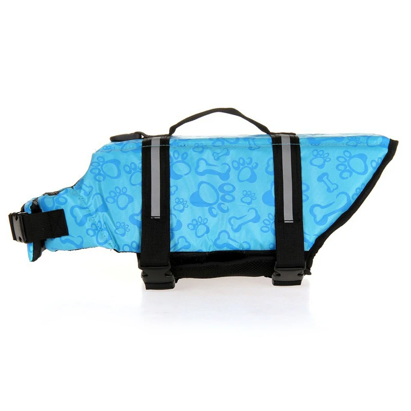Спасательный жилет для домашних питомцев защитный с узором костей плавания