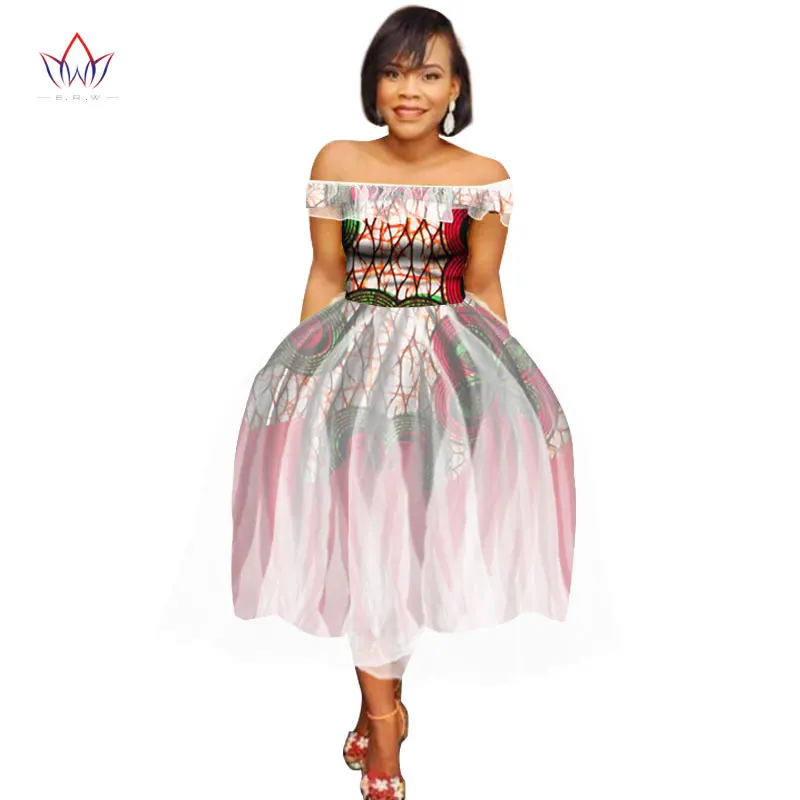 Летнее платье Африки 2019 большого размера в африканском стиле с принтом Базен Riche