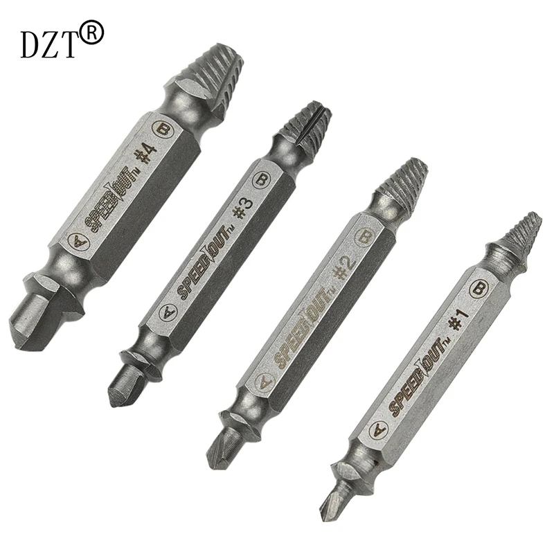 4 шт. Сломанный Винт Экстракт Двухместный Головки Деревообрабатывающие Болты Для