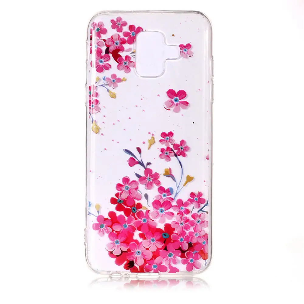 Shockproof Cases For SAMSUNG Galaxy A6 2018 SM-A600FN/DS Soft Silicon Clear Slim TPU (2018) 32GB 64GB Covers Full |