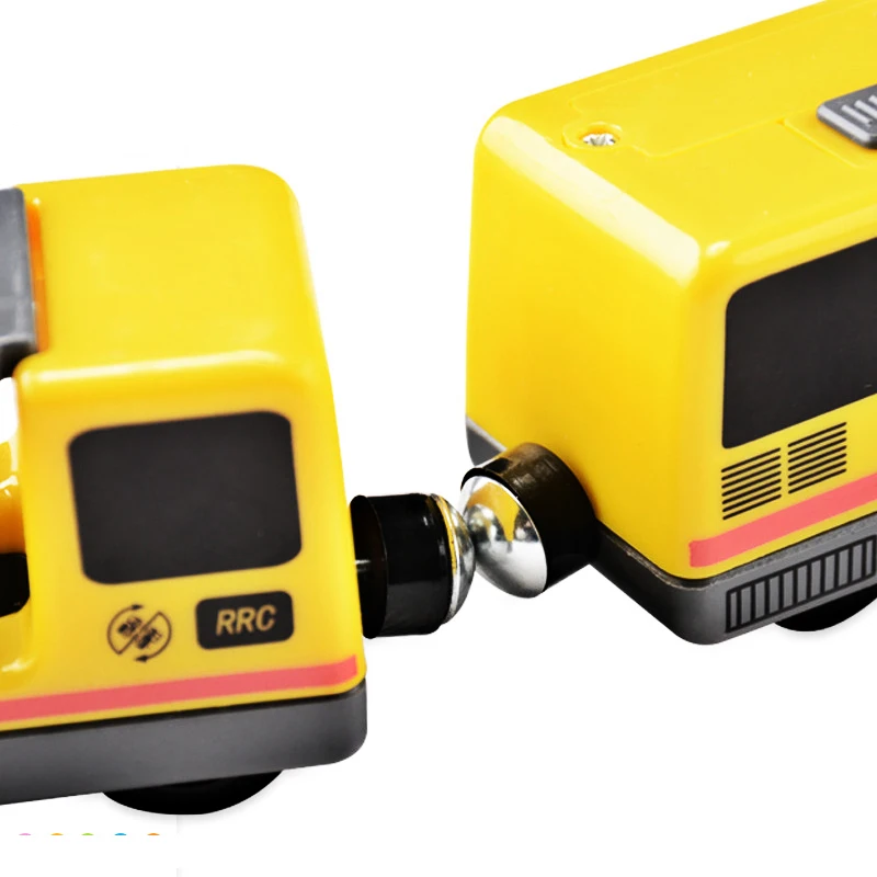 Детский Электрический поезд игрушки Магнитный слот с двумя и тремя тележками