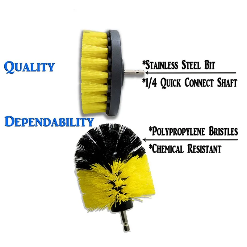 3 шт. электрическая дрель щетка плитка затирка мощный скруббер очистка