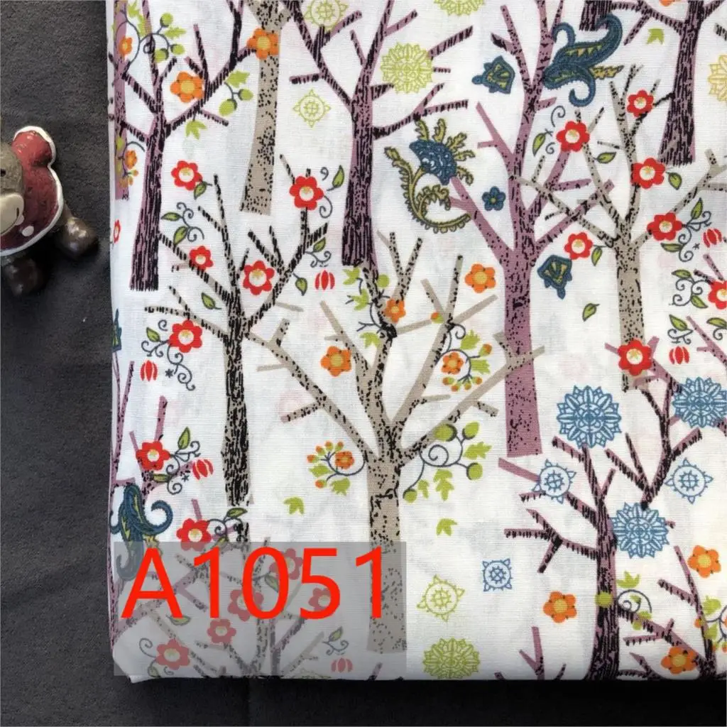BB015 50*145 см цветочный из хлопчатобумажной ткани счетчики для детей infantiles платья подушки одеяло постельные принадлежности Простыня швейная ткань материал D30 - Цвет: BB015